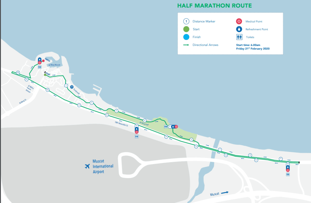 Muscat Marathon – Al Mouj 2022