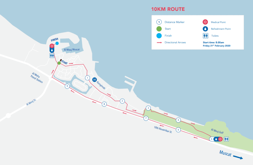 Muscat Marathon – Al Mouj 2022